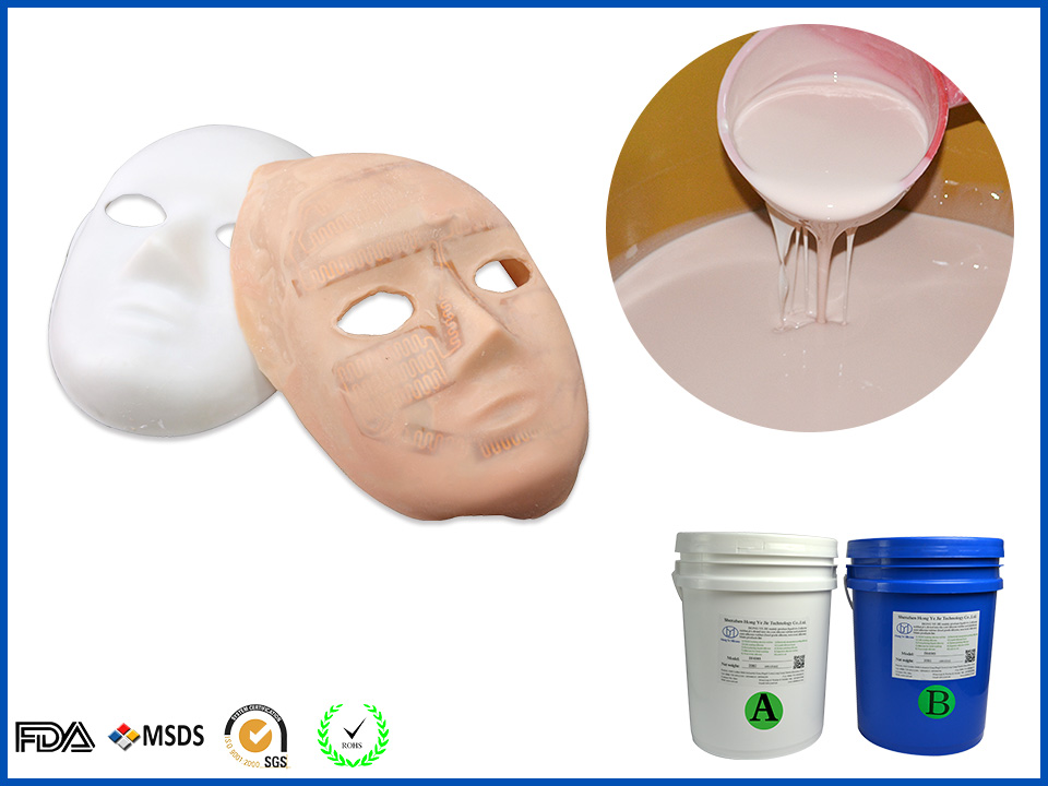 Life casting silicone rubber for mask making