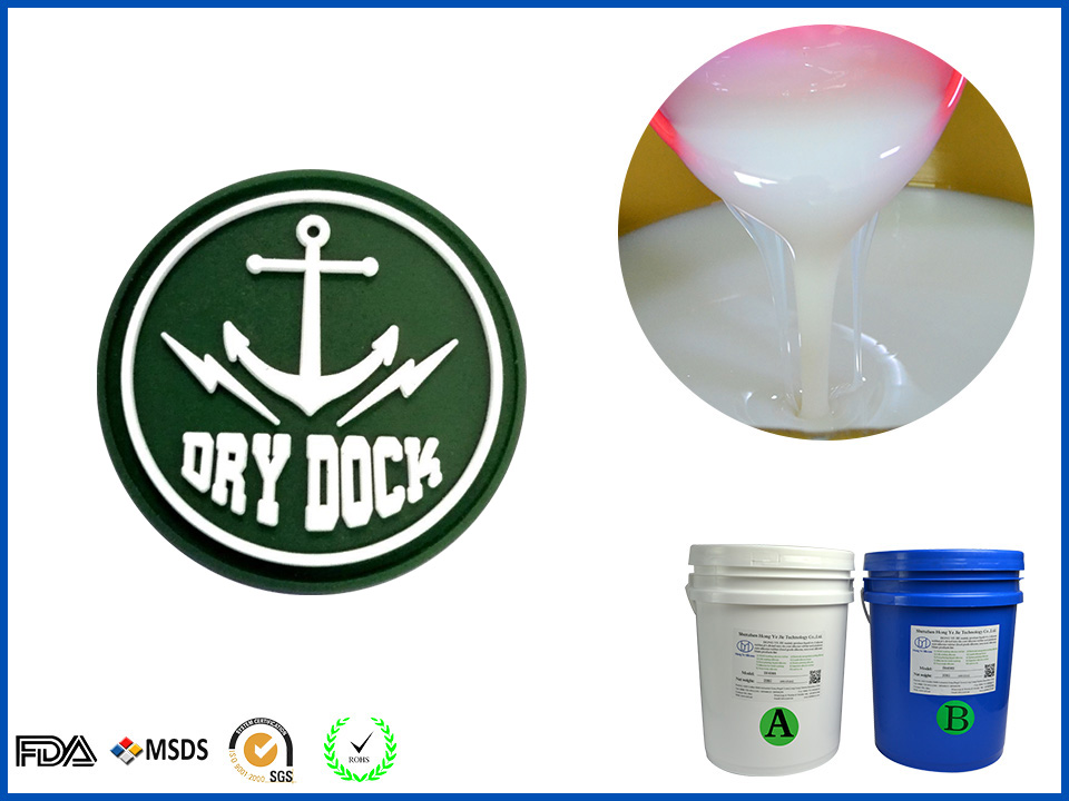 Liquid silicone for label making